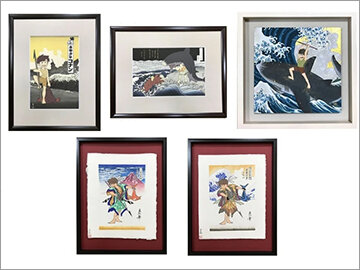 サムネ画像 「未来少年コナン」浮世絵5作品が『版三 浮世絵工房』で販売！